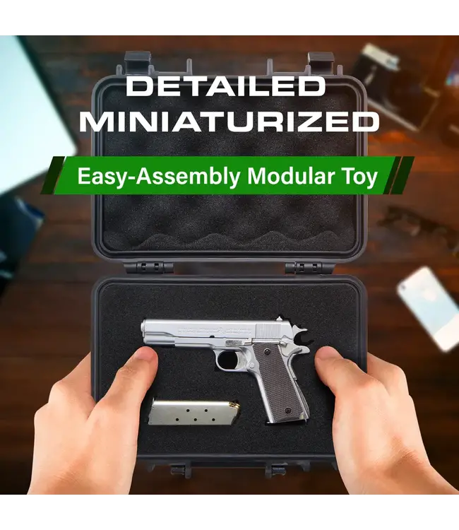 MAXIMUM ARMORY M1911 - Silver - 1:2.05 Miniature