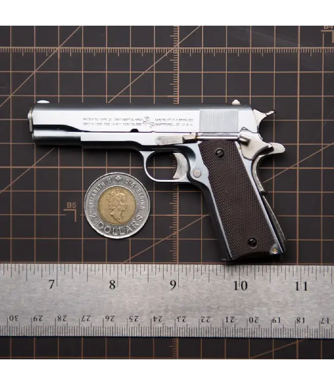 MAXIMUM ARMORY M1911 - Silver - 1:2.05 Miniature