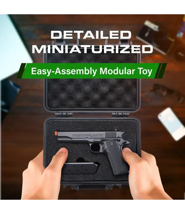 MAXIMUM ARMORY M1911 - Black - 1:1.65 Miniature