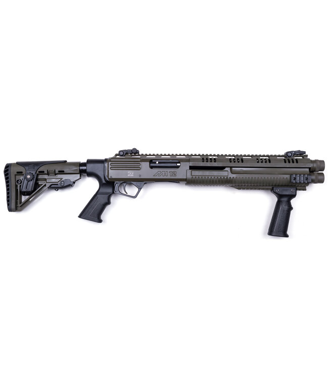 Charles Daly MH12 DOUBLE BARREL Pump 12GA 14” OD GREEN