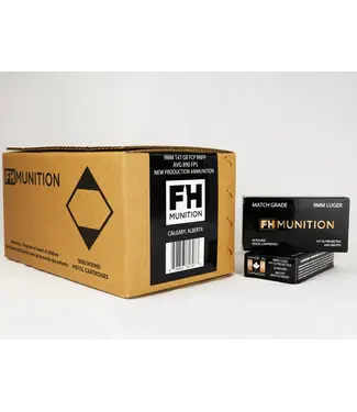 FHMUNITION FH Munition Inc. Match Grade 9MM 147GR  FMJ 1000RS/CASE