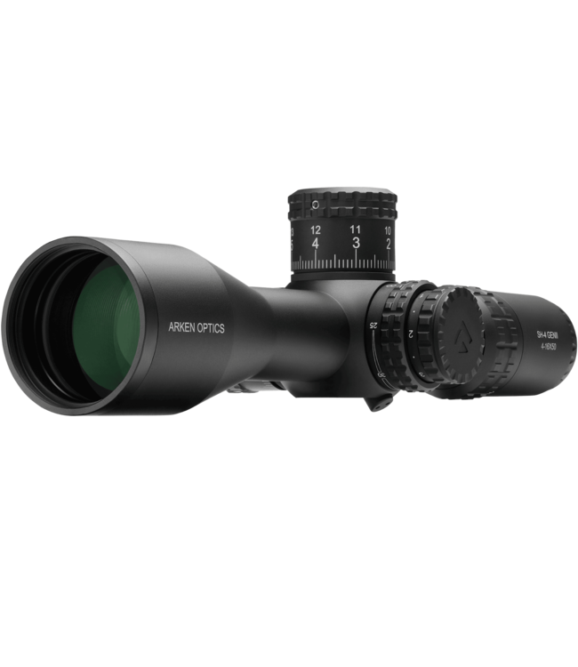 Arken SH-4 Gen2 4-16×50mm FFP VPR MOA Reticle w/ Zero Stop – 34mm Tube