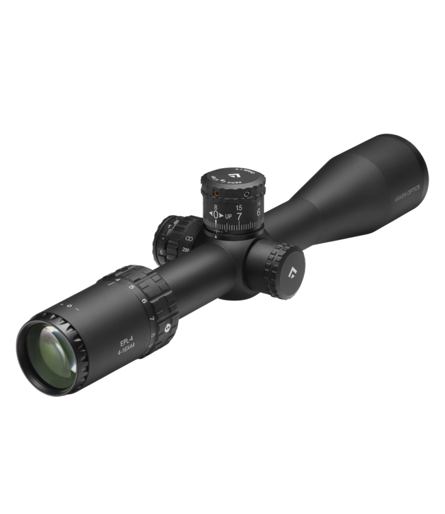 Arken EPL-4 4-16×44mm FFP VHR MIL Reticle w/ Zero Stop – 30mm Tube