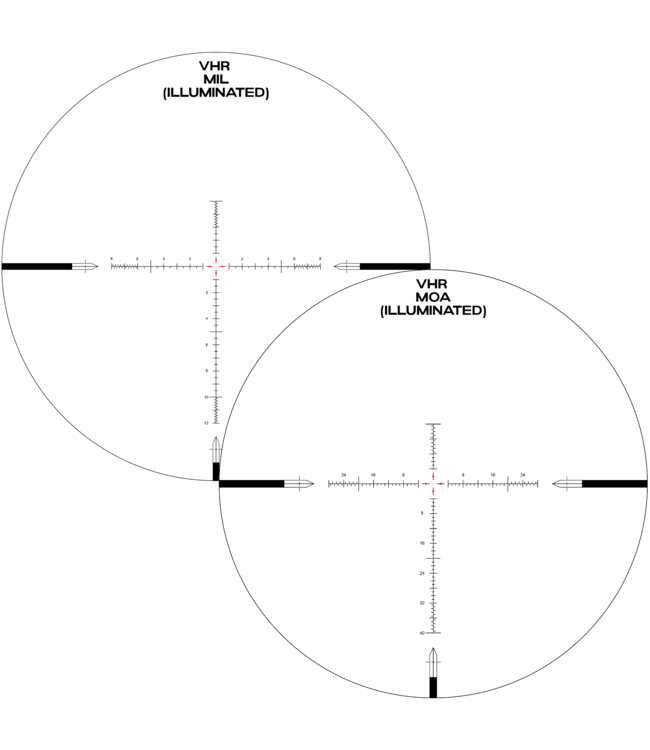 Arken EPL-4 6-24×50 FFP VHR MOA Reticle w/ Zero Stop – 30mm Tube