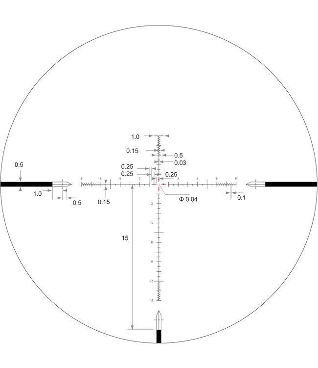 Arken SH-4J Gen2 6-24×50 FFP VHR MIL 34mm Tube