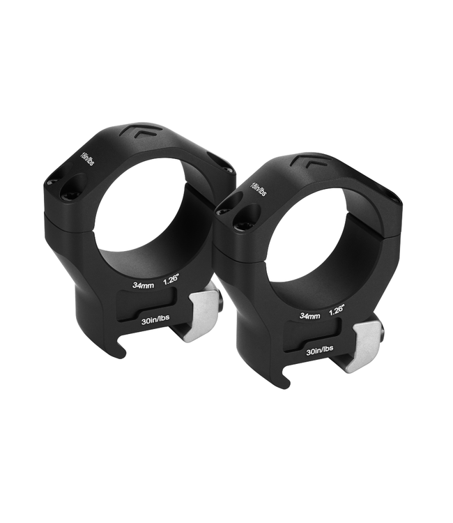 Arken Halo Titanium Scope Rings 34mm Medium