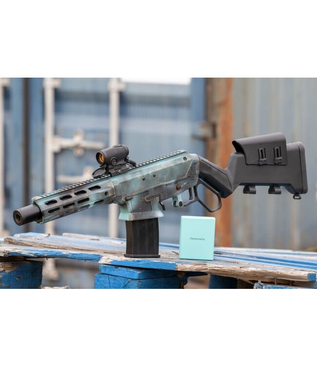 EGE ARMS LEVAR12S LEVER ACTION 12GA 10.6"BBL SYN. SHO RUSTED BLUE