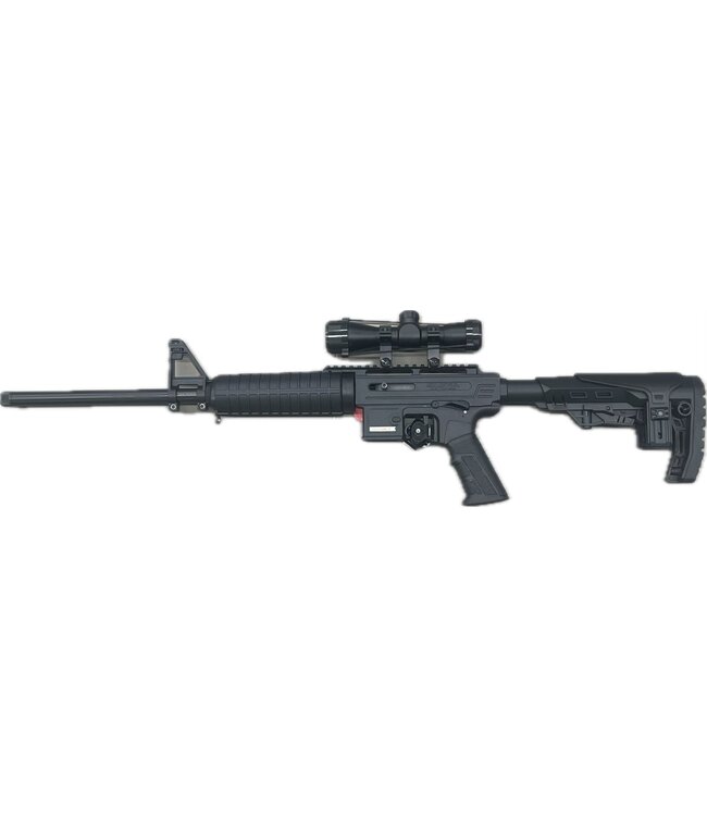 Rock Island TM-22 .22LR 18″ Black With 4x32 Compact Rifle Scope Combo