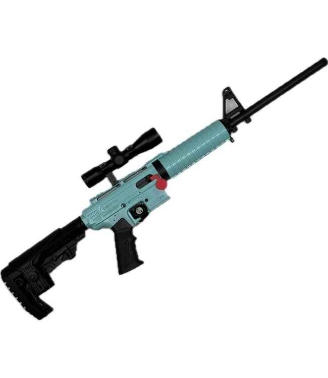 Derya TM-22 .22LR 18″ BBL EGG Blue  With 3-9x40 Compact Rifle Scope Combo