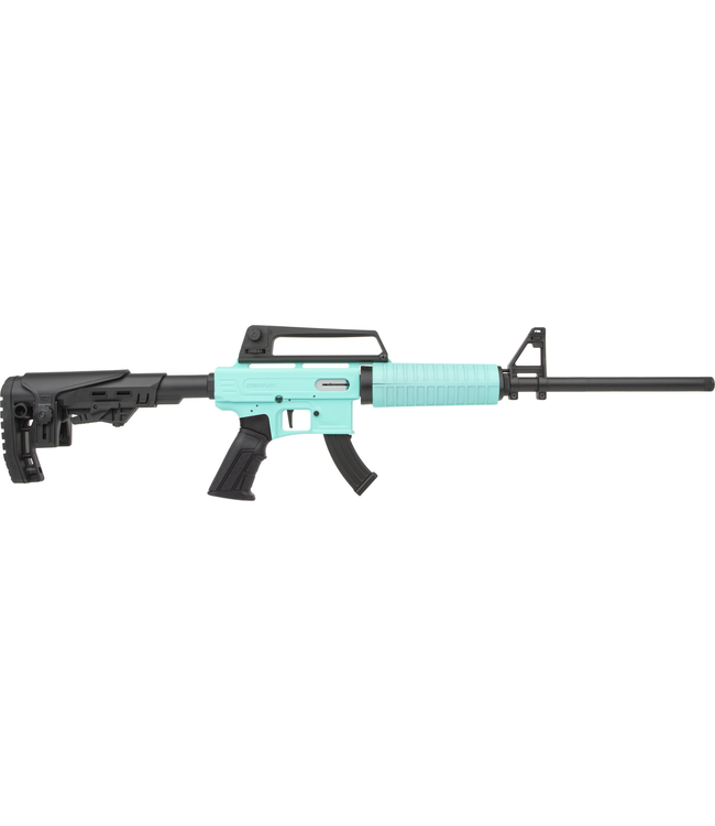 Derya TM-22 .22LR 18″ BBL EGG Blue  With 3-9x40 Compact Rifle Scope Combo