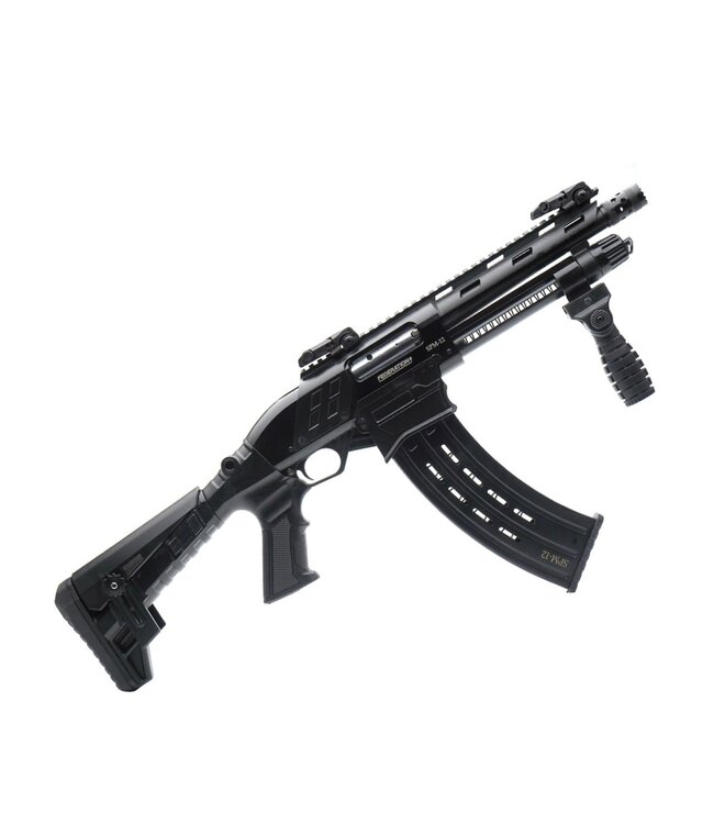 Federation Firearms SPM-9 Pump-Action 12ga.3/4-2-3"  9"BBL – BLK