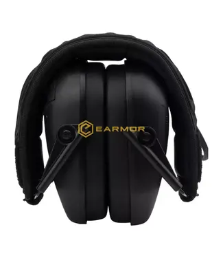 EARMOR EARMOR M300T Sport Shooting Electronic Hearing Protector With Gel Earpads Bluetooth NRR 22- BLK