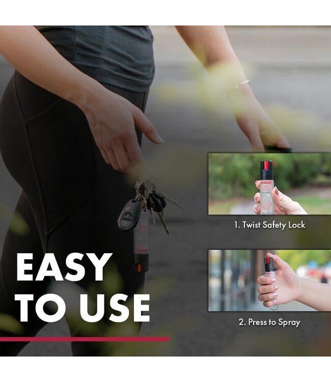 Dog Attack Deterrent, 22 Gram Canister w/ Key Ring