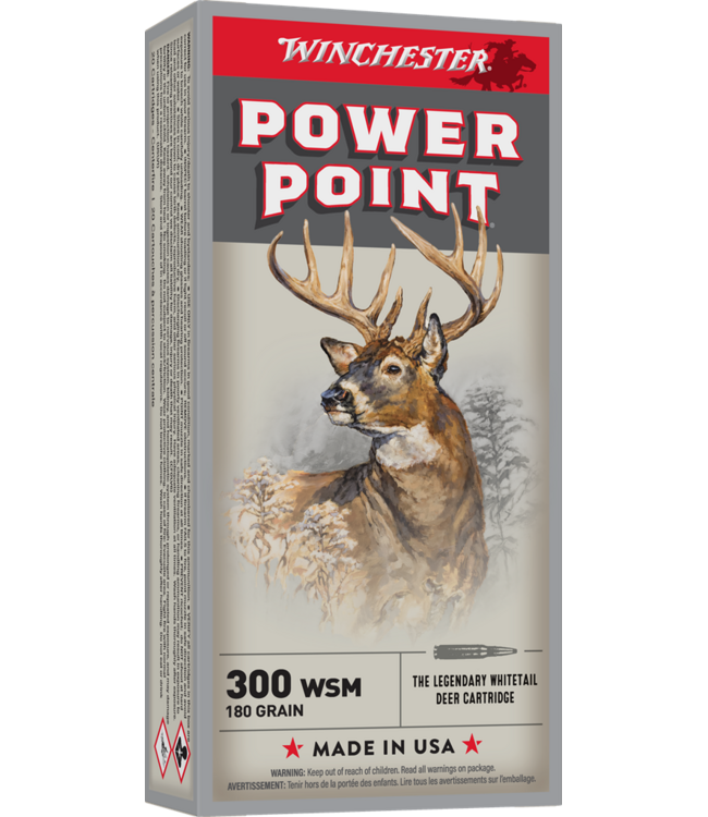 Winchester Super-X 300 WSM 180 Gr Power Max Bonded 20Rd/Box