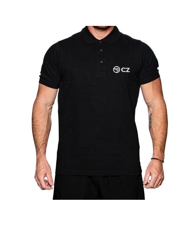 CZ T-SHIRT POLO BLACK CZ LOGO (L)