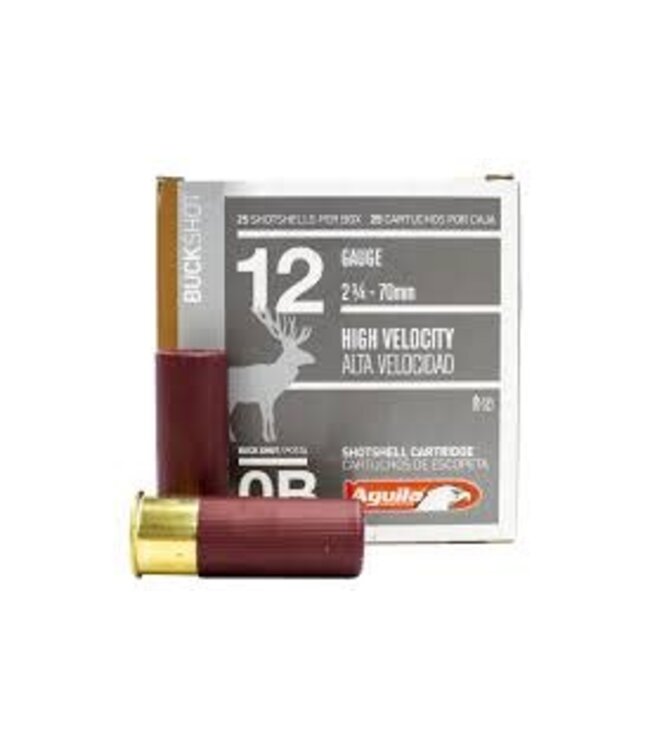 AGUILA 12ga 2-3/4" 0 Buck