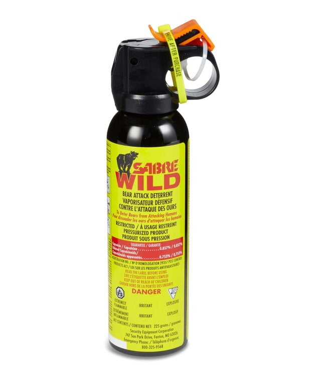 SABRE Wild Bear Attack Deterrent/Repellent Spray, 225-g