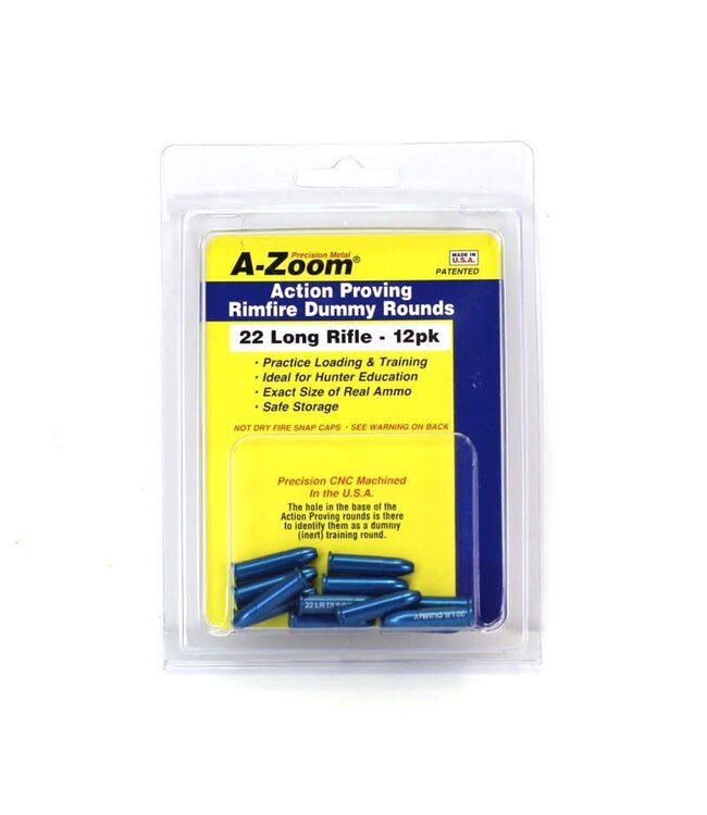 A-Zoom Action Proving Rimfire Dummy Rounds - .22 LR, 12pk