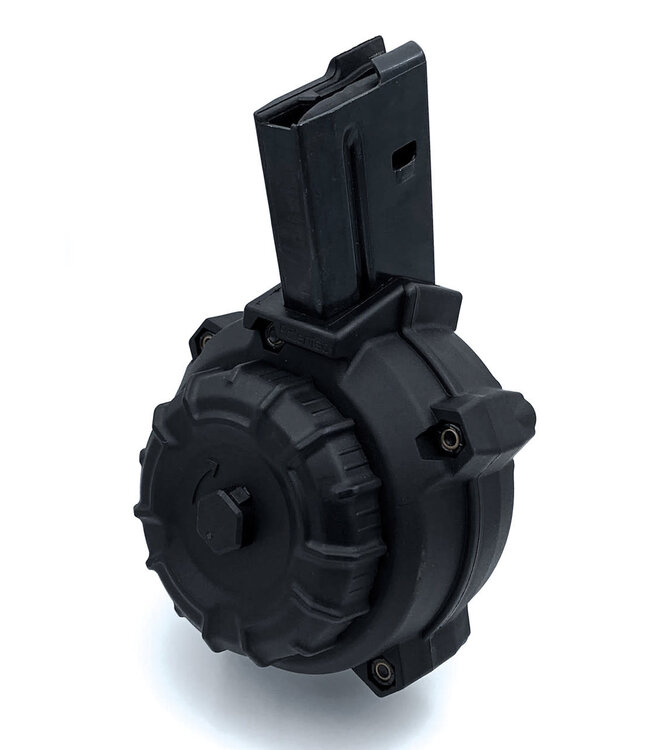 ProMag SKS Polymer Drum Magazine, Black: 7.62x39mm, 5/50 Rounds