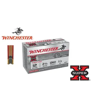 Winchester Winchester X-SUPER  Turkey Load 12ga 2-3/4" 1260FPS 1-1/2oz #4 10rs/Box