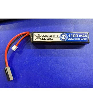 Airsoft Logic 11.1V Li-po Battery 1100maH (Tamiya)
