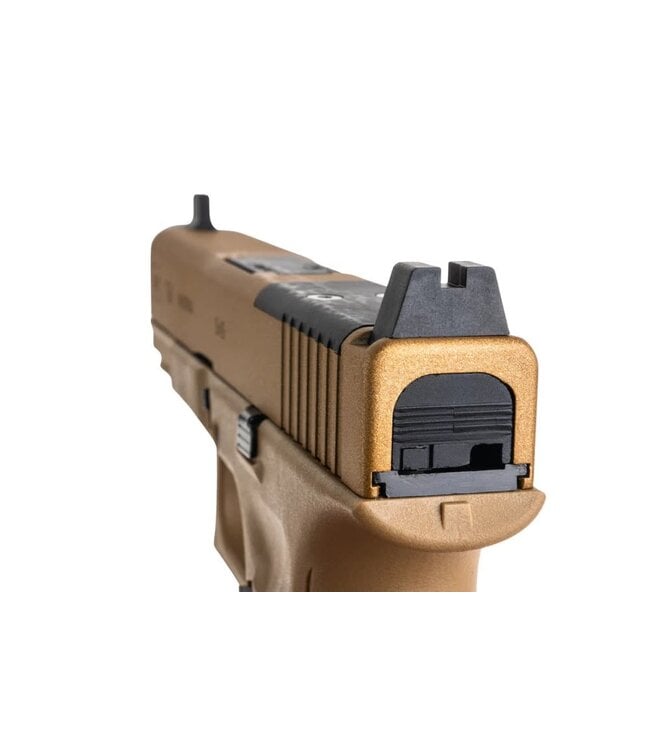 UMAREX LICENSED GLOCK 19 GEN 5 GBB AIRSOFT PISTOL BY SRC– TAN