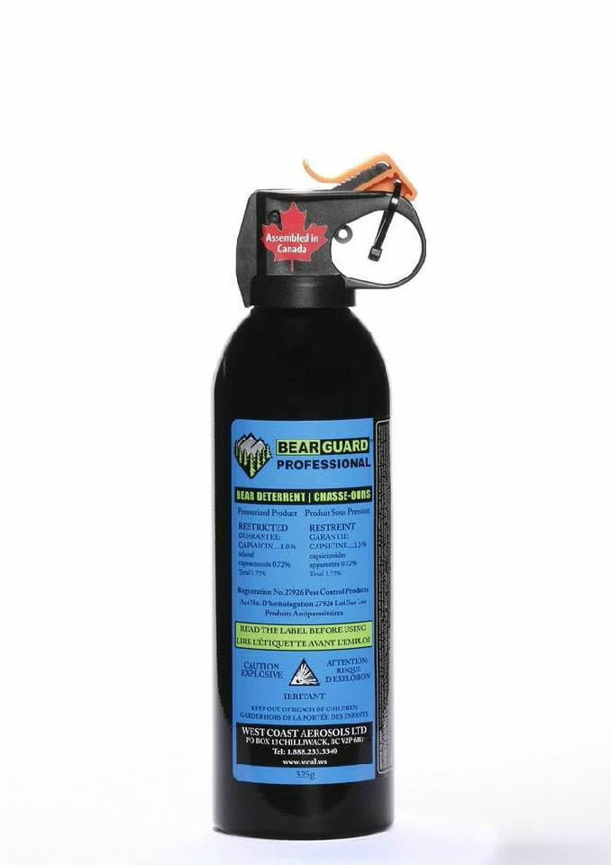 Defense Aerosols 225BRG Bearguard Professional Bear Spray 225g, 1.72