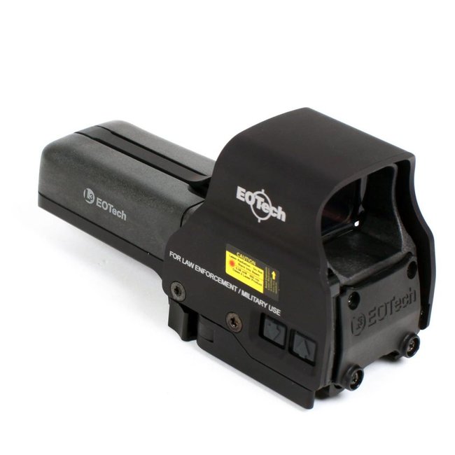 EOTech 518 Holographic Weapon Sight 65 MOA Ring/One MOA Dot Quick Detach Mount AA Batteries Picatinny Black 518.A65