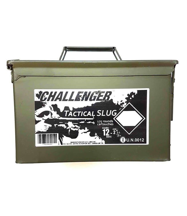 CHALLENGER 12GA 2-3/4" TACTICAL  SLUG  MAG - 175RS/CAN