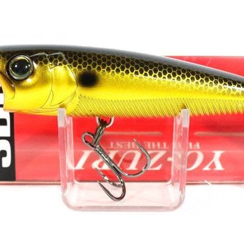 Floating 3//8 oz Yo-Zuri R1101PF 3DB Popper Prism Frog 3/"