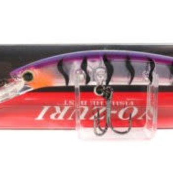 Yo-Zuri Crystal Minnow Deep Diver Walleye R1205-MPC NEW Green Perch