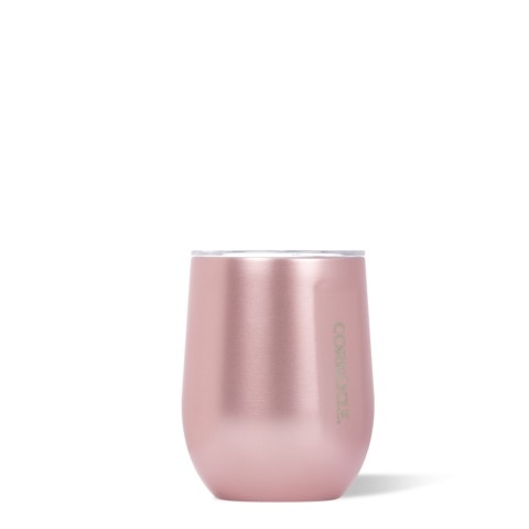 Corkcicle 12 oz Stemless Rose Metallic