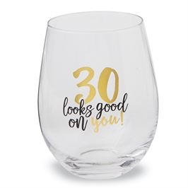 Mud Pie 30 Wine Glass