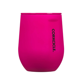 Corkcicle 12 oz. Stemless Neon Lights Pink Stemless