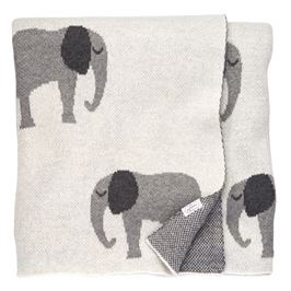 Mud Pie Knit Elephant Blanket
