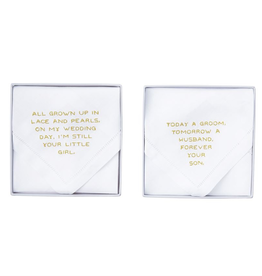 Mud Pie "Forever Your Son" Handkerchief