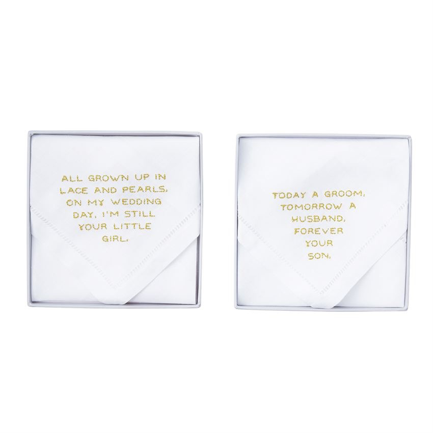 Mud Pie "Forever Your Son" Handkerchief