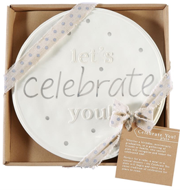 Mud Pie "Celebrate You" Plate