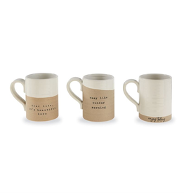 Mud Pie "Enjoy Today" Stoneware Mug