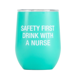 About Face Designs - Nurse Thermal Wine Tumbler