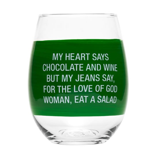 About Face Designs - My Jeans Say Wine Glass