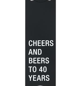 About Face Designs - Cheers to 40 Bottle Opener