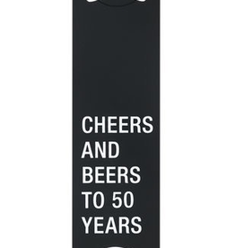 About Face Designs - Cheers to 50 Years Bottle Opener