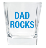 About Face Designs - Dad Rocks Rocks Glass