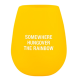 About Face Designs - Rainbow Silicone Wine Glass