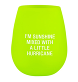 About Face Designs - Hurricane Silicone Wine Glass
