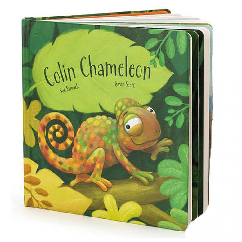 Jellycat - Colin Chameleon Book