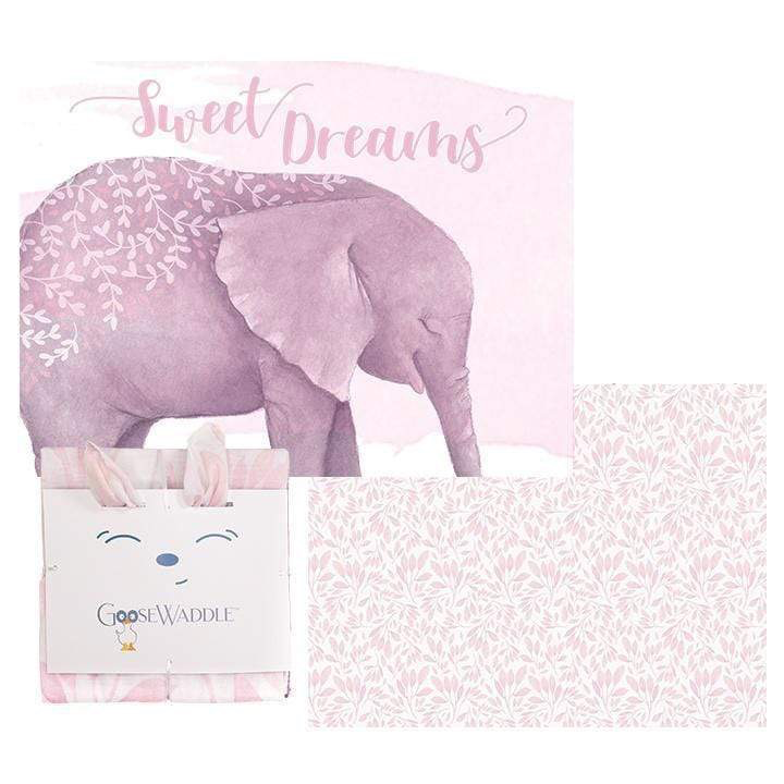 GooseWaddle - Poppy & Elephant Receiving Blankets