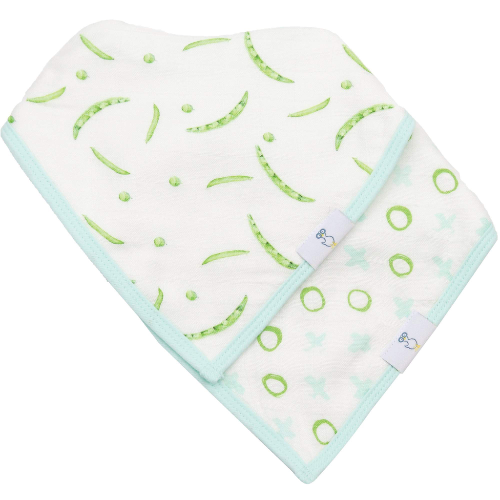 GooseWaddle - Peas & XO's Bib Set