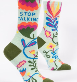 Blue Q - "Stop Talking" Women's Socks